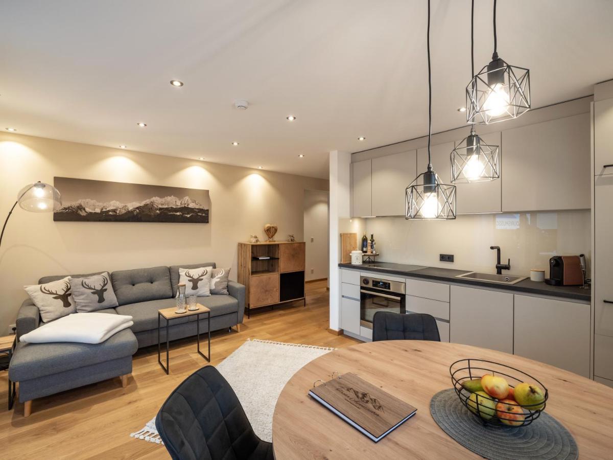 Ferienwohnung "Tiroler Alpenzauber" 상트조한인티롤 외부 사진